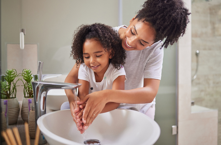Importance of handwashing to prevent gastrointestinal parasites such as cryptosporidium